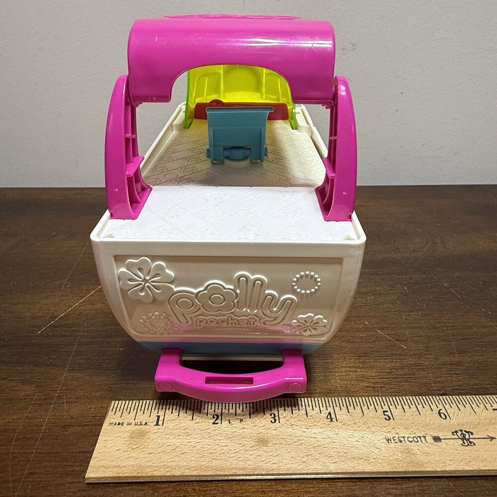Polly Pocket Ultimate Party Boat 2008 Yacht Matte 9818 No Dolls Works - Picture 13 of 13